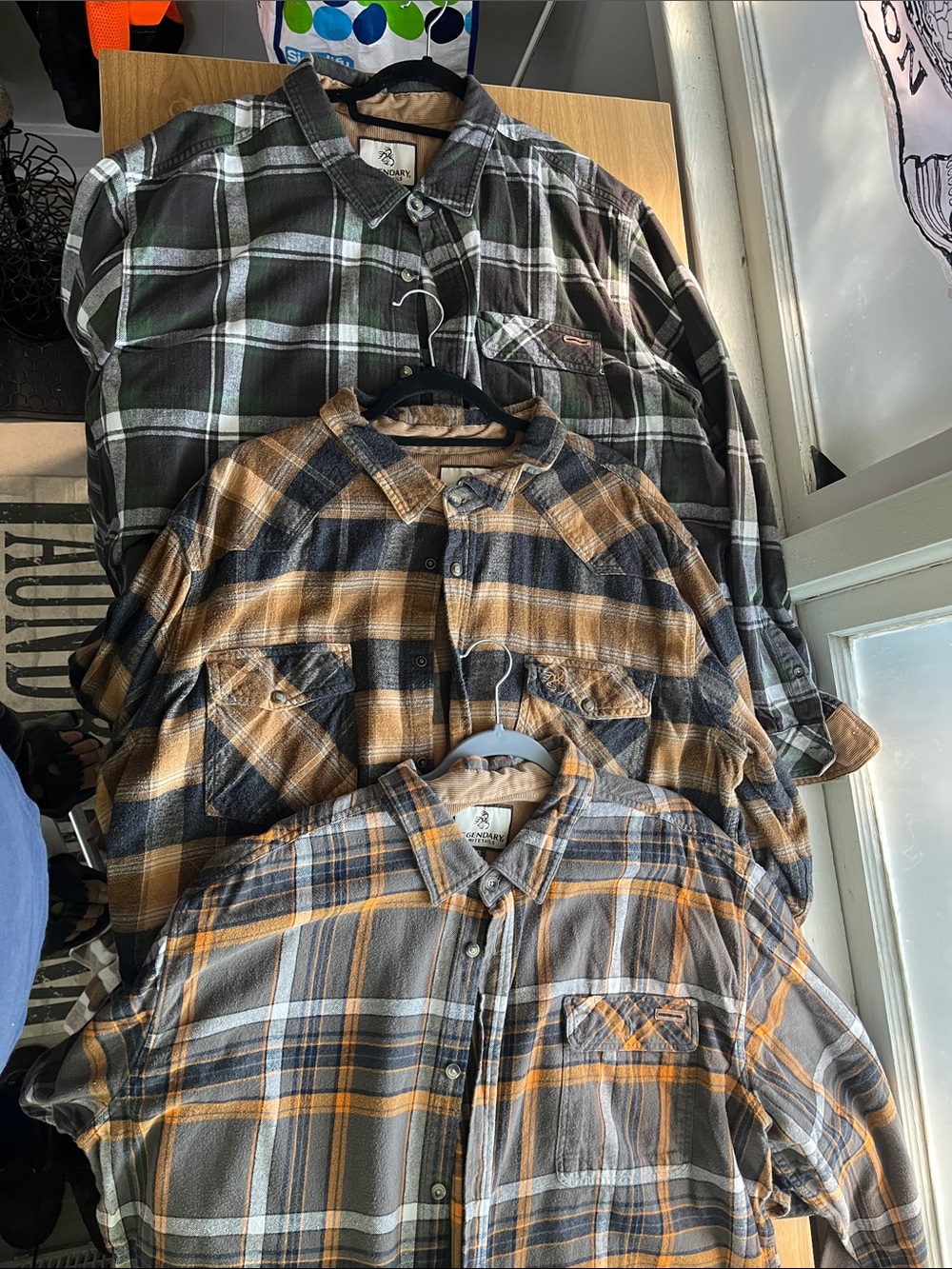 3 Legendary Whitetails Men's Flannel Shirts
